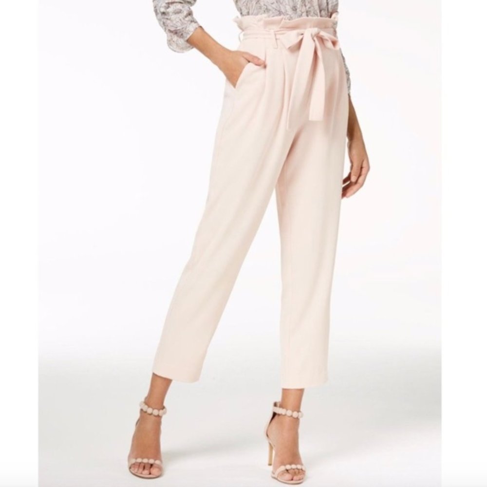 NWT Rachel Roy Paper Bag Waist Tapered Pant SZ 10